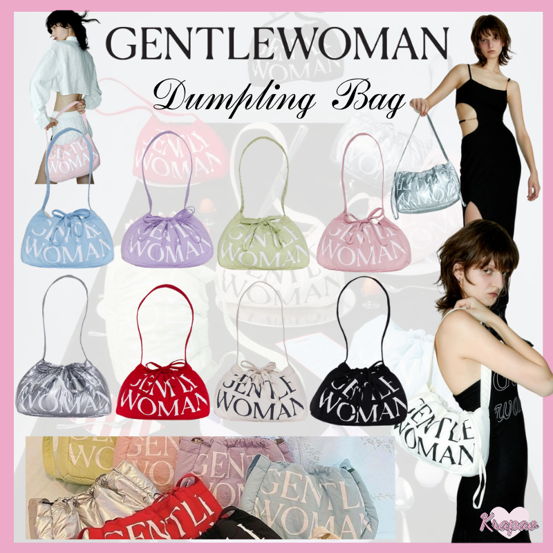 (**พร้อมส่ง)🥟ส่วนลดโปรโมชั่น🔥แท้ Gentlewoman Dumpling Bag Official กระเป๋า เจนเทิล วู แมนแท้ กระเป๋าสะพายไหล่ #SoléaBag