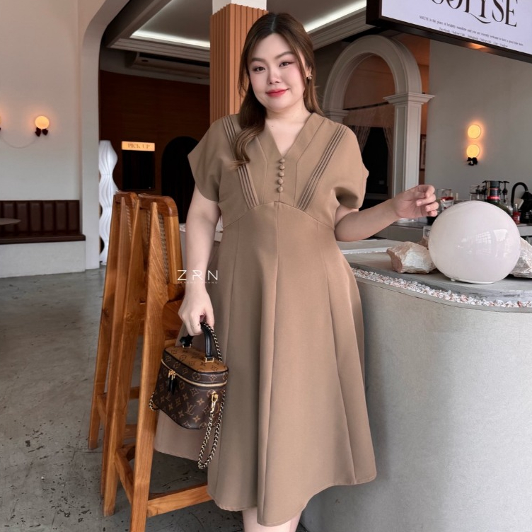 Amanda dress👗 เดรสออกงาน ใส่ทำงานได้ หรือจะวันสบายๆไปคาเฟ่สวยๆก็ได้อีก