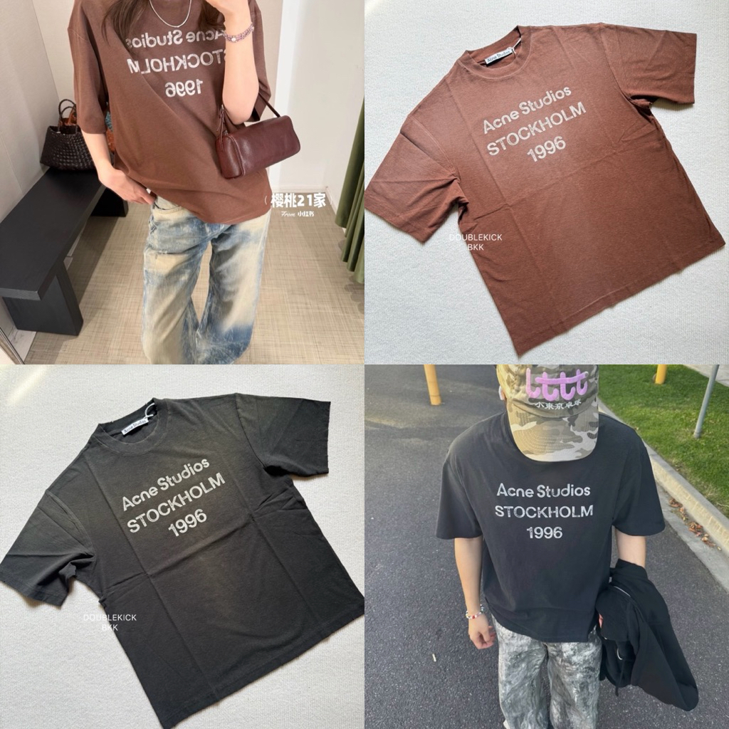 (พร้อมส่ง) New Acne Studios T-Shirt ❣️รบกวนทักสอบถามสต๊อคก่อนกดสั่งซื้อนะคะ❣️