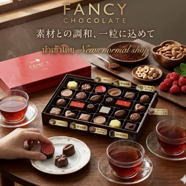 ชุดรวมช็อกโกแลตจากFancy ประเทศญี่ปุ่น