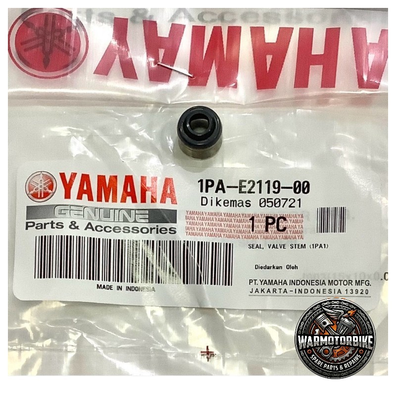 ซีลก้านวาล์ว R15 (ปี2016), M-SLAZ, EXCITER แท้ YAMAHA [1PA-E2119-00] YZF-R3 / YZF-R15 ยางก้านวาว ซิล