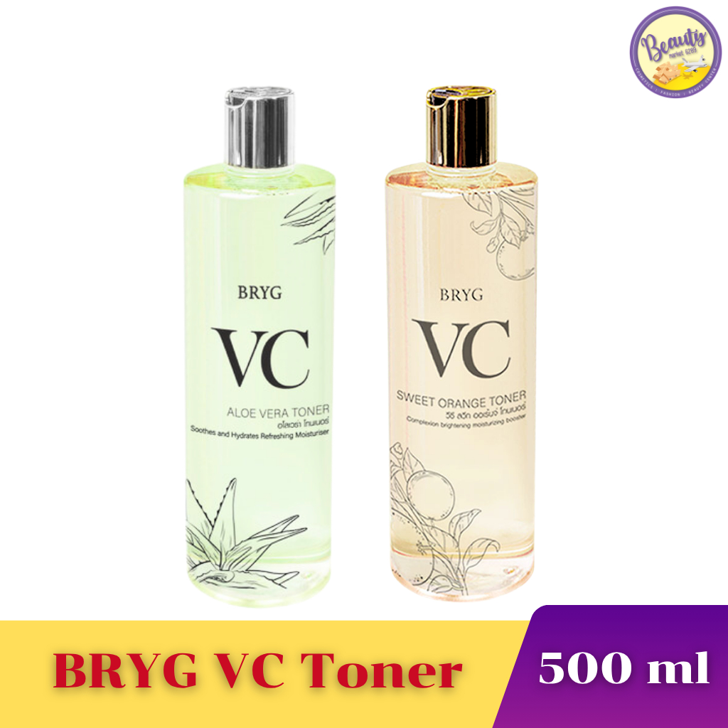 VC โทนเนอร์ Toner BRYG Aloe Vera & Sweet Orange 500ml(1pcs)