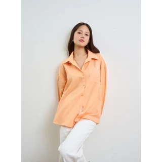 [Back in Stock] SAC.BKK เสื้อเชิ้ตผู้หญิง ดีเทลแขนยาวผ่าข้าง รุ่น Slit Shirt