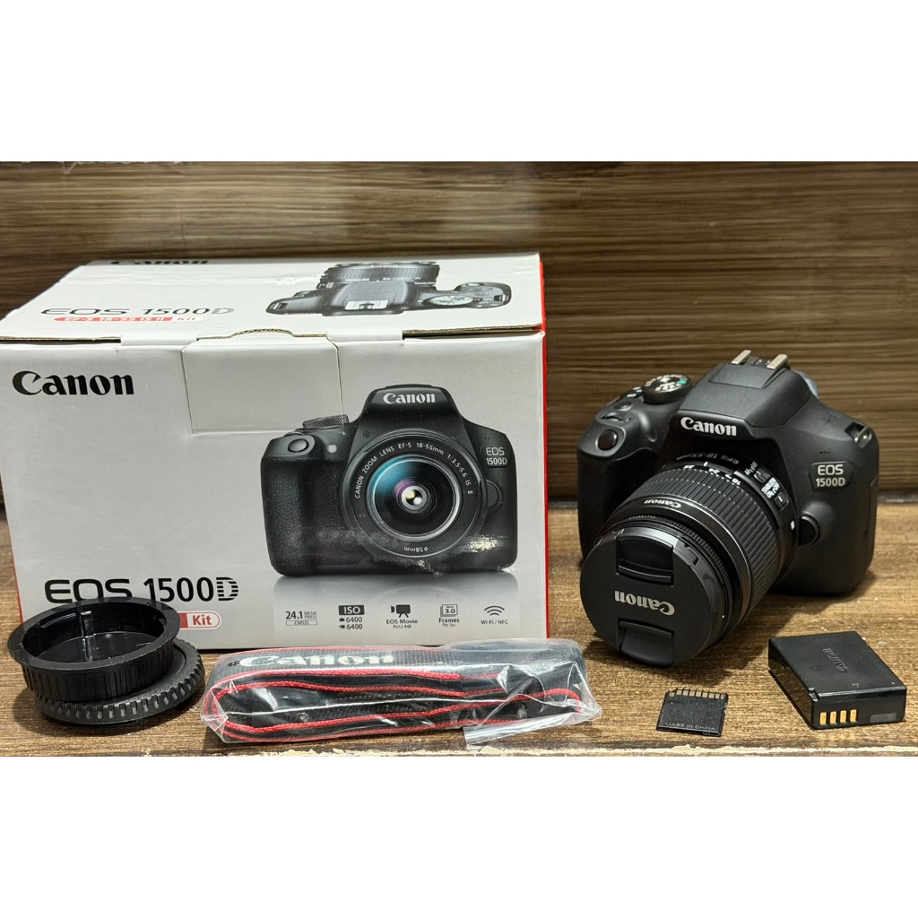 กล้องCanon 1500d canon1500d สภาพดีถ่ายจากสินค้าจริงพร้อมจัดส่ง