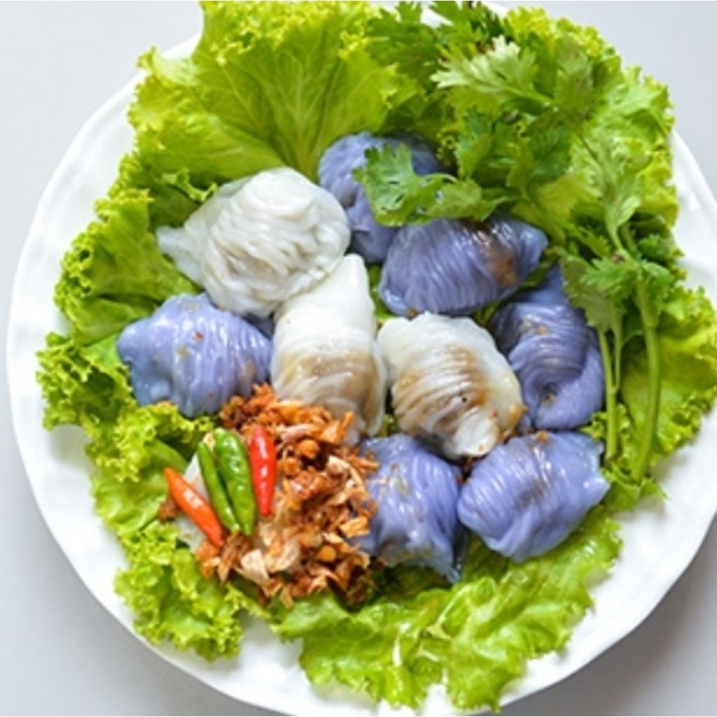 ใส้ข้าวเกรียบปากหม้อ-สาคู-สาคูใส้หมู