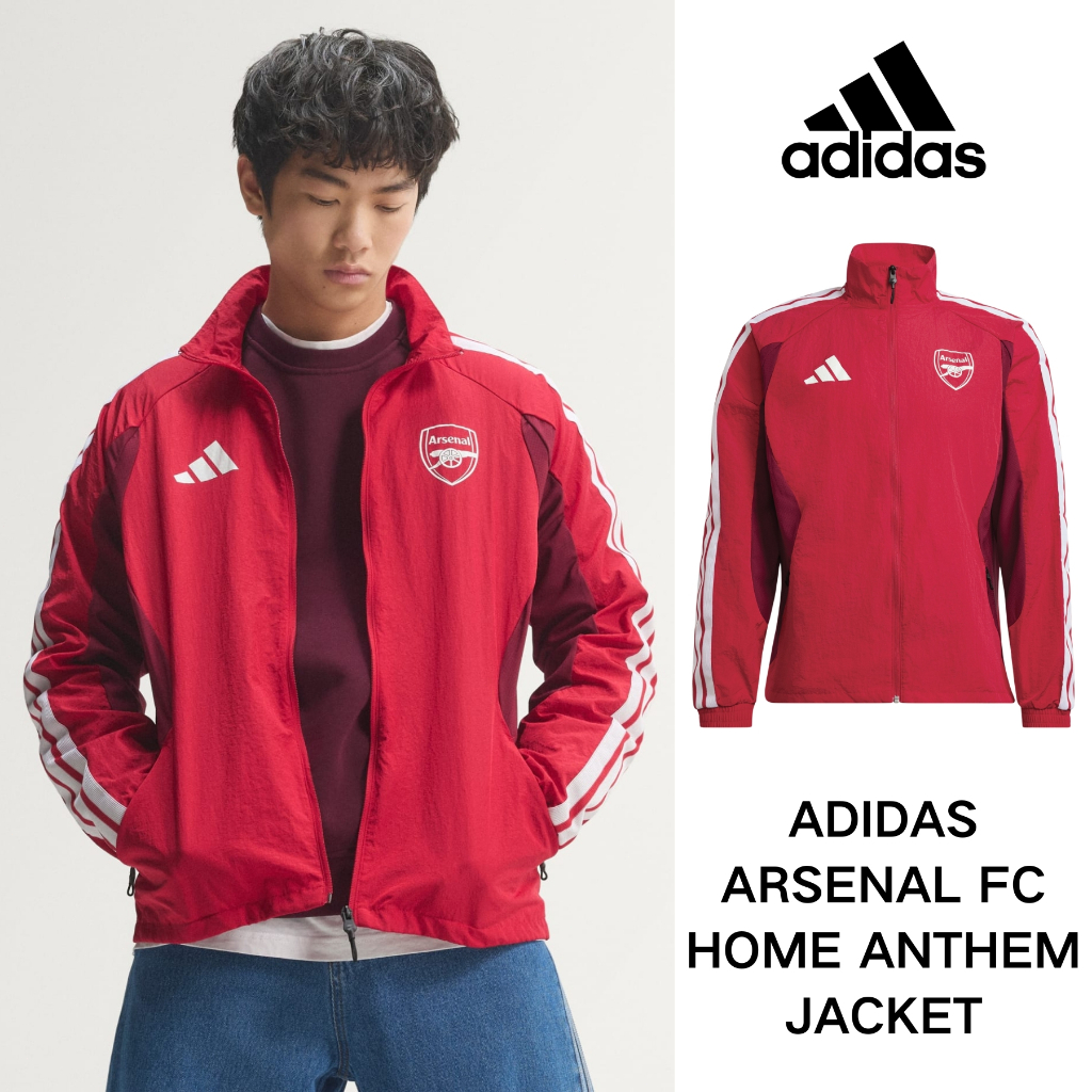 (ของแท้ 100%) Adidas Arsenal FC Home Anthem Jacket KV6745 แจ็คเก็ต