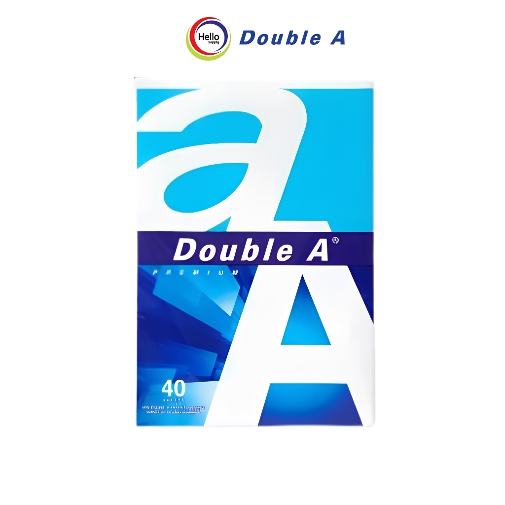Double A กระดาษ A4 หนา 80 แกรม   1 แพ็ค กระดาษถ่ายเอกสาร กระดาษA4 มี 40/100 แผ่น รูปที่ 4