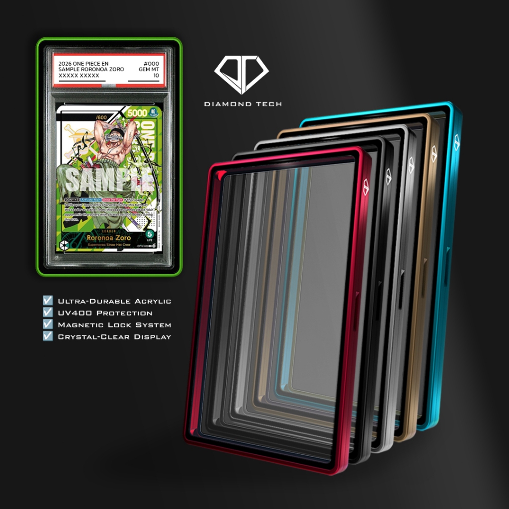 [PSA Slab case monotone] Diamond Tech-เคสพรีเมี่ยมสำหรับ PSA/CGC 35 PT, Premium Case for PSA/CGC Slab 35 PT