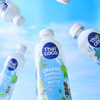 [24 ขวด] น้ำมะพร้าวน้ำหอมออร์แกนิค ไทยโคโค่ (Thai Coco) Organic Namhom Coconut Water 350 ml.