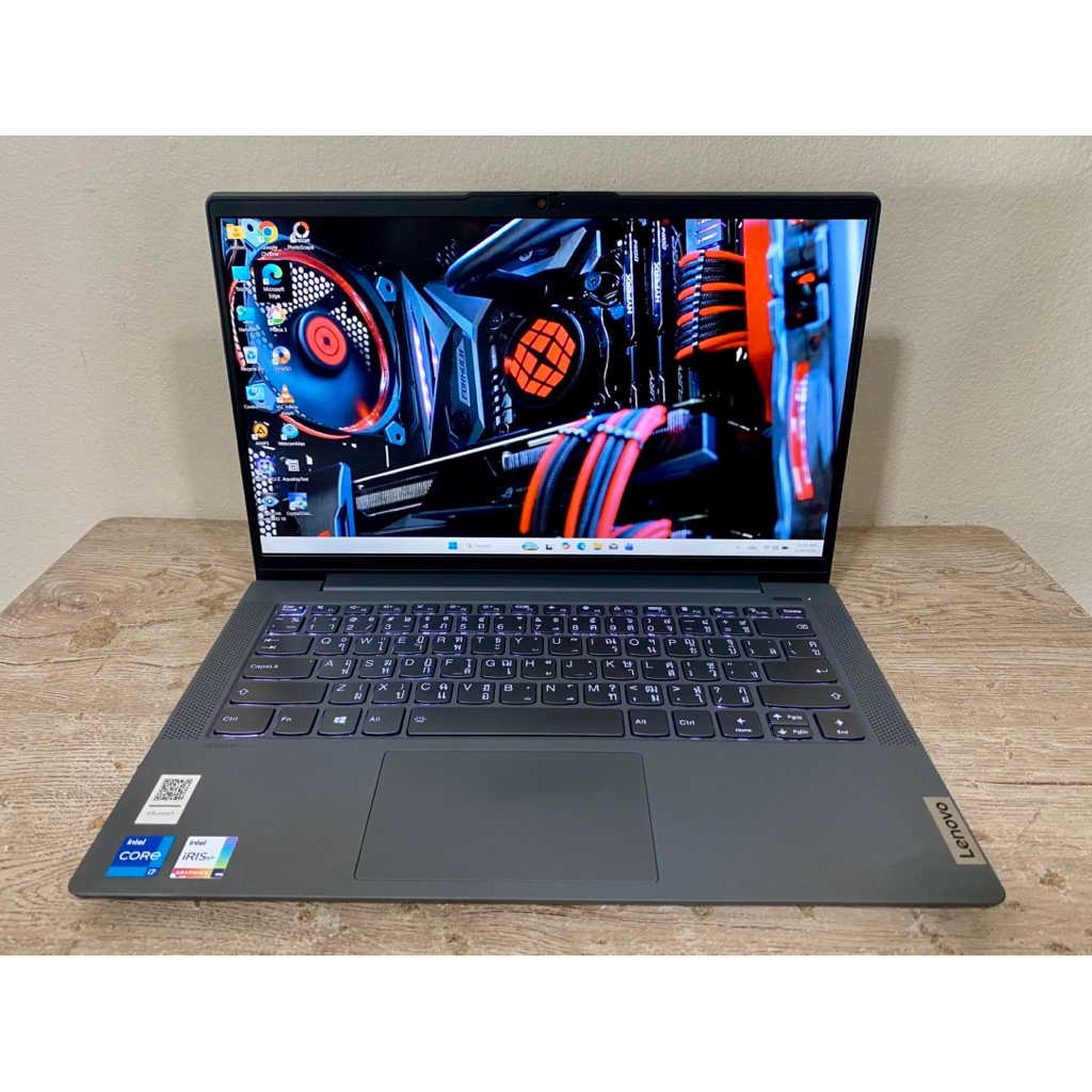 ขาย โน๊ตบุ๊ค lenovo IdeaPad 5-14ITL05 Intel Core i7-1165G7 CPU 2.80 GHz RAM 8 GB SSD 512 GB