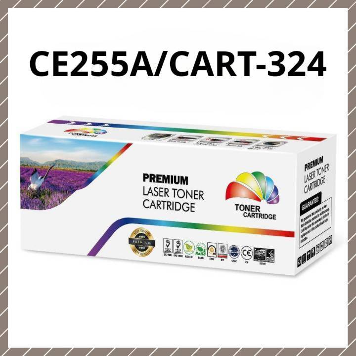 CE255A/CART-324 (6k) Color box ดำ  LaserJet P3010/P3015/P3015d/P3015dn/P3015x, i-SENSYS LBP6750dn  L
