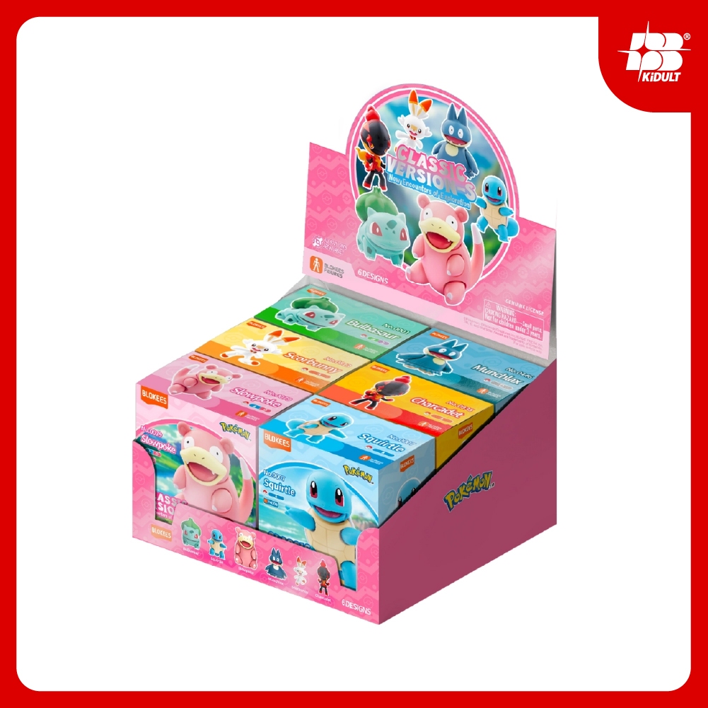 Blokees Figures - Pokémon ASSORTMENT PDQ 74014 - Pokémon Classic Edition CV-S - New Encounters of Exploration (Wave 2)