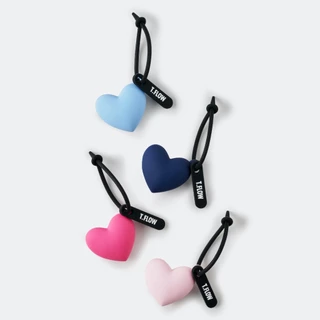 TACTFLOW แท็กโฟลว พวงกุญแจซิลิโคน รูปหัวใจ Silicone Keyring Heart รุ่น TFC100