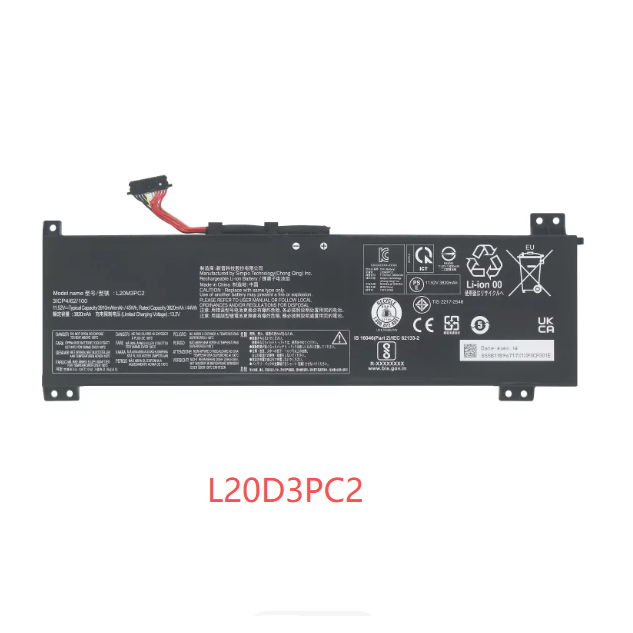 ✱oem LENOVO L20D3PC2 Ideapad Gaming3 15ACH6 15IHU6 SeriesL20M3PC2 L20L3PC2 L20C3PC2  แบตเตอรี่ขายตรง