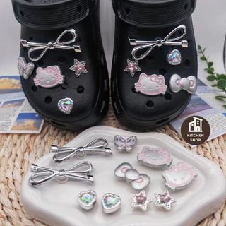 อะไหล่ติดรองเท้า Diy รองเท้าหัวโต ตัวการ์ตูนติดรองเท้า 1เซท ติดได้ 2 ข้าง