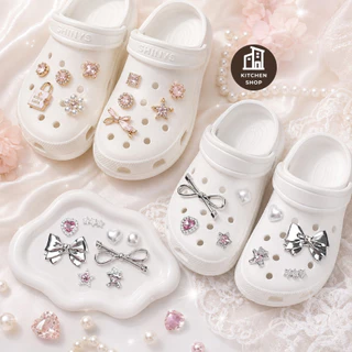 อะไหล่ติดรองเท้า Diy รองเท้าหัวโต ตัวการ์ตูนติดรองเท้า 1เซท ติดได้ 2 ข้าง