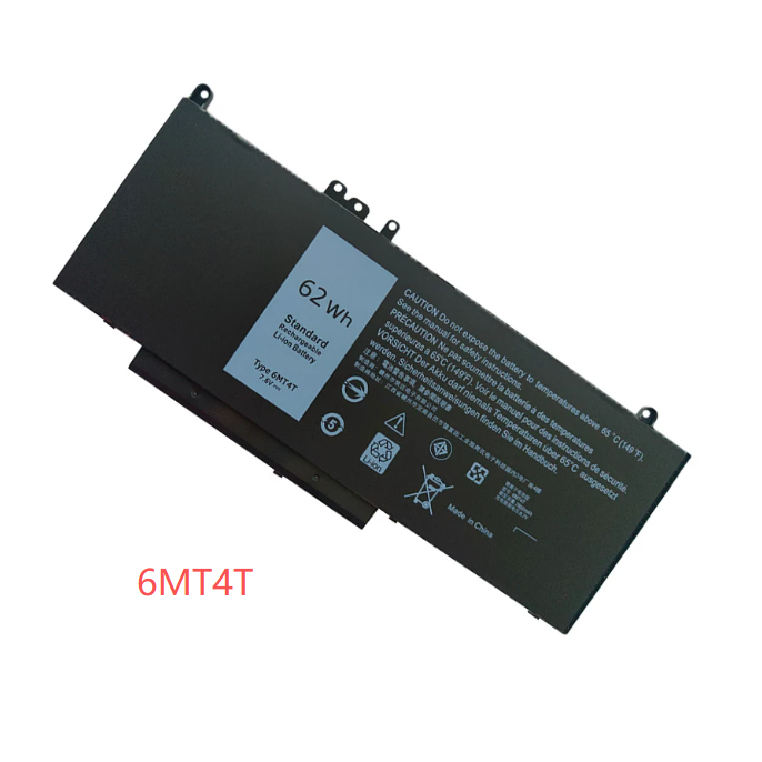 ♐ ใหม่เข้ากันได้ ETESBAY 6MT4T 7.6V 62WH Battery For Dell Latitude E5470 E5570 Notebook M3510 Series