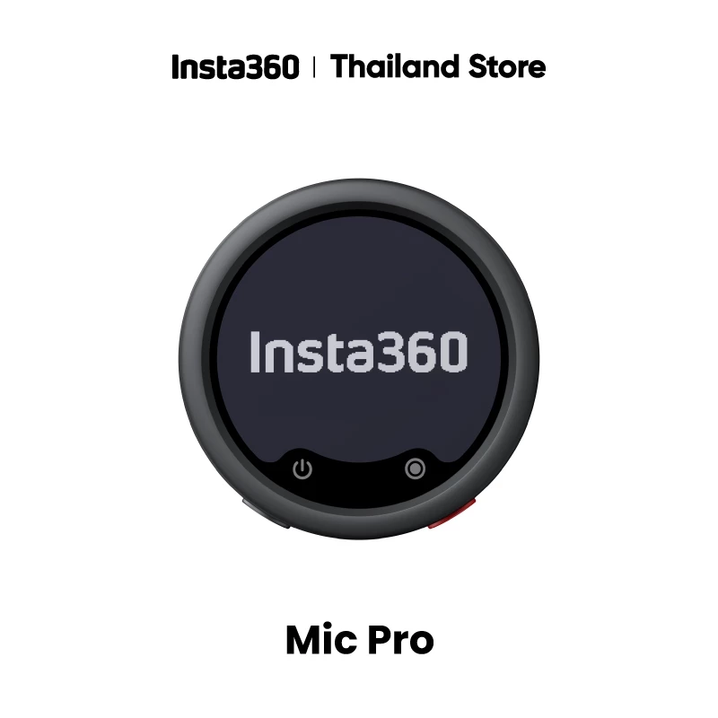 Insta360 Mic Pro | Wireless Lavalier Microphone | ไมโครโฟนหนีบปกเสื้อไร้สาย | AI ตัดเสียงรบกวน thumbnail 3