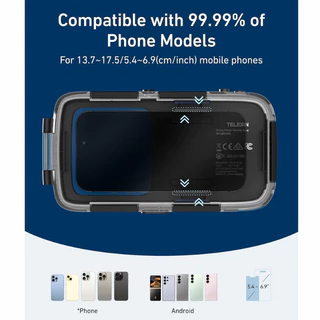 TELESIN Diving Phone remote case Photo & Video Diving Housing Handle Grip เคสรีโมทมือถือสำหรับดำน้ำ
