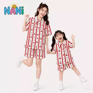 ชุดคู่แม่ลูก [NANi01] ชุดเซ็ตแม่ลูก ผ้าไหมอิตาลีพรีเมียม ลายใหม่ไม่ซ้ำใคร ใส่สบาย ไม่ร้อน พร้อมส่ง
