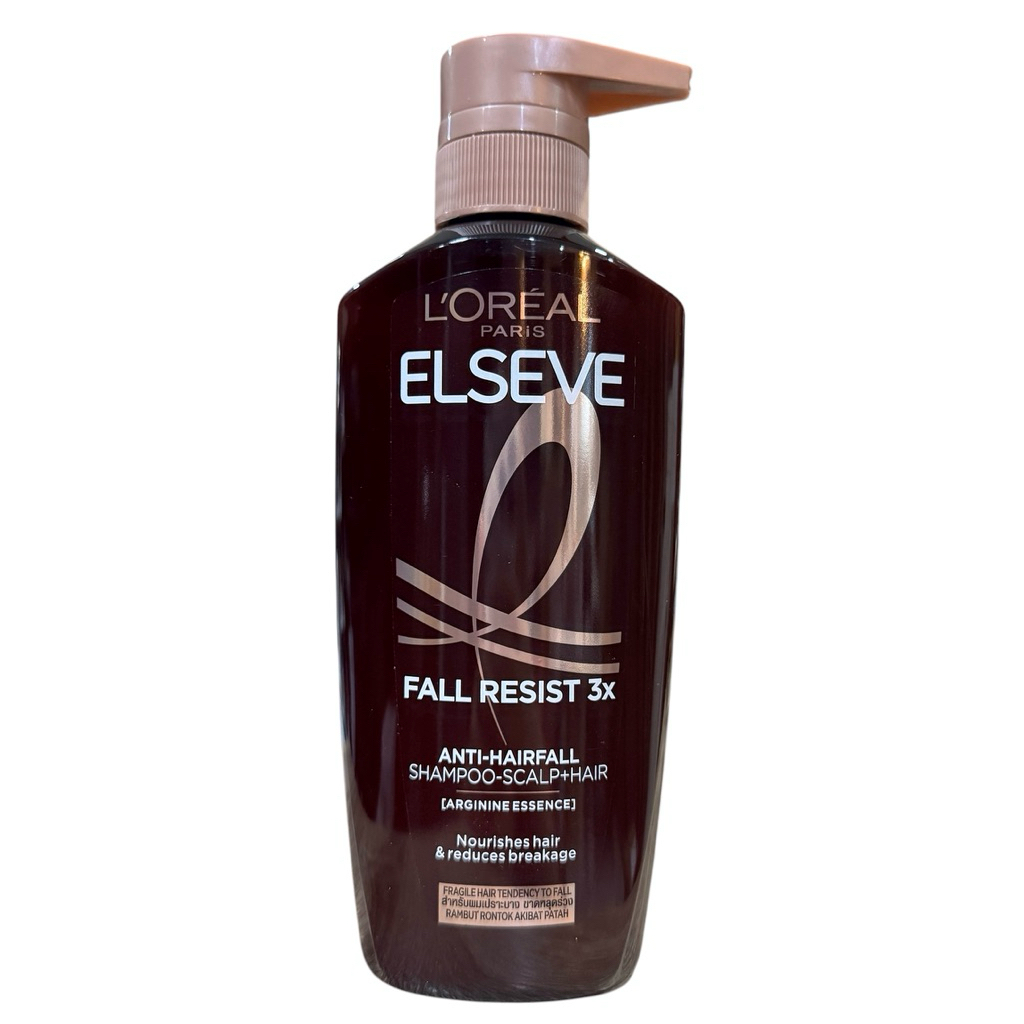 L’Oréal Elseve Fall Resist 3X Anti-Hairfall Shampoo 400 ml แชมพู ลอรีอัล เอลแซฟ บำรุงผมเปราะขาดง่าย