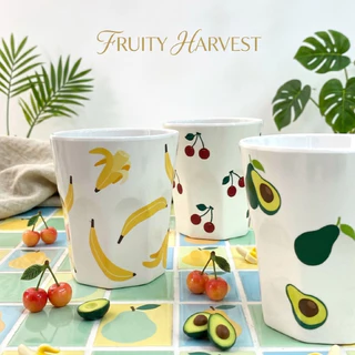 Set แก้วน้ำ 3 ชิ้น ขนาด 3.5 นิ้ว ลาย Cutie Fruity (C6114-3.5) แบรนด์ศรีไทยซุปเปอร์แวร์