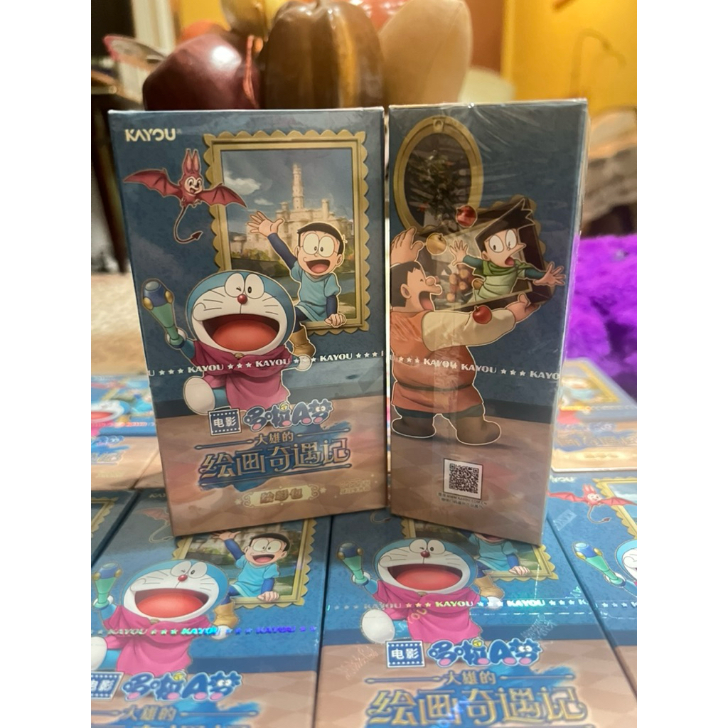 พร้อมส่งในไทย🇹🇭 โดเรม่อน การ์ด  Kayou Doraemon Movie Series 1 box 10 ซอง