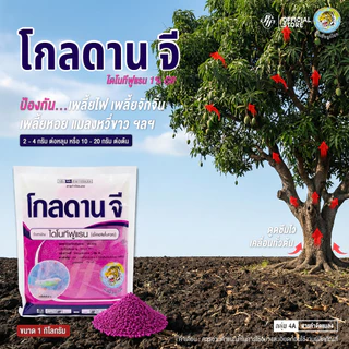 โกลดานจี ไดโนทีฟูแรน 1% GR ล้อตล่าสุด รองก้นหลุมก่อนปลูก ป้องกันแมลง ใช้ในไม้ดอกไม้ประดับ