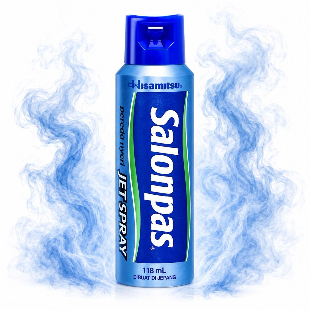Salon Pas Jet Spray 118 ml สเปรย์เย็นยอดนิยมจากญี่ปุ่น พกง่าย ใช้งานสะดวก ใช้ได้ทุกวัน