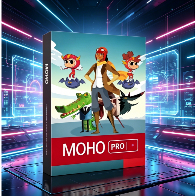 Moho Pro 14 โปรแกรมทำการ์ตูน Animation 2D สำหรับ Win และ Mac