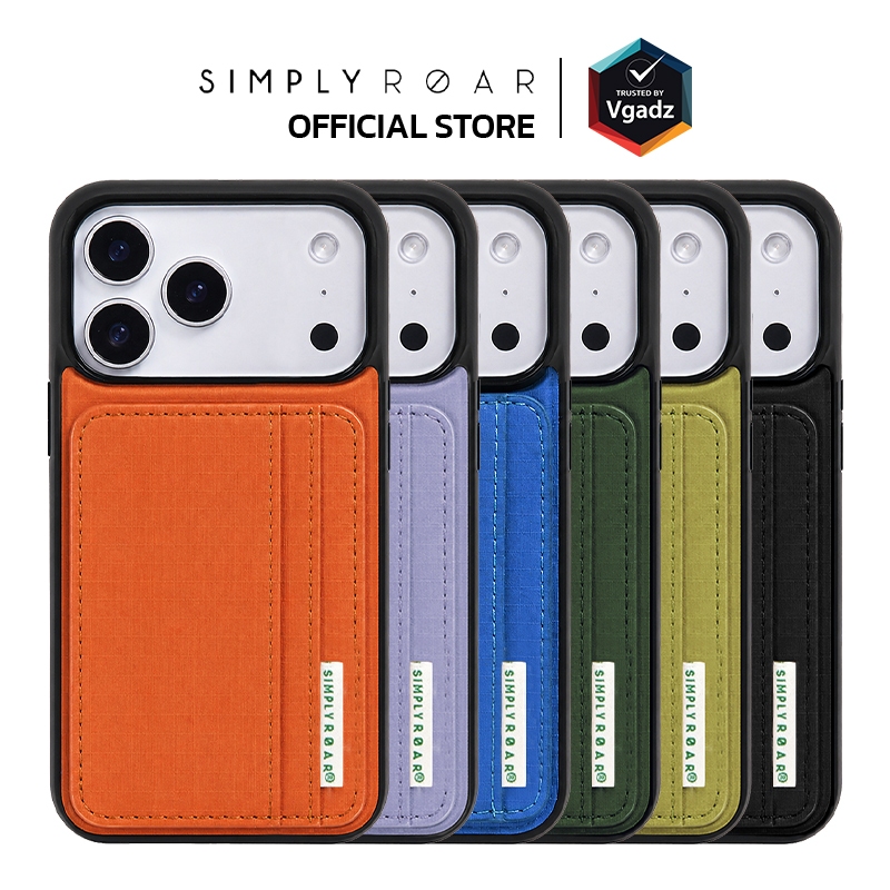 Simply Roar เคสสำหรับ iPhone 17 Pro / Pro Max รุ่น Fabric Stand
