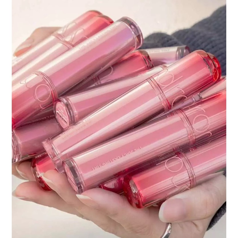 ลิปสติก Rom & nd THE JUICY LASTING TINT เบอร์ 21 Grape Bomb และ  เบอร์ 22 Dotori Bomb