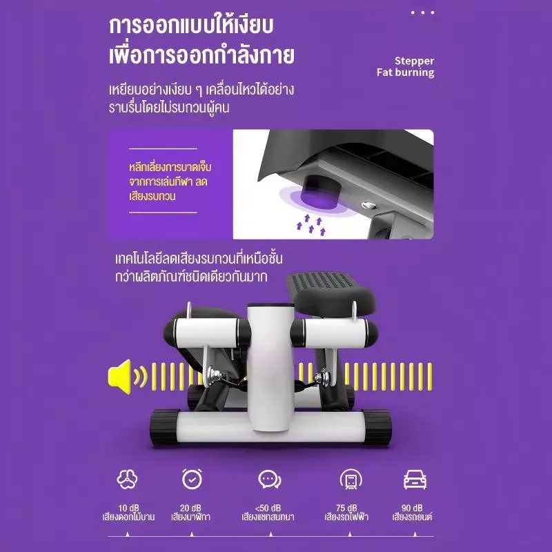 RIFOAM Mini Stepper สเต็ปเปอร์ พร้อมสายแรงต้าน thumbnail 8