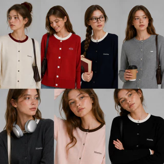 Best Seller Cardigan ✦ Nineties Design รวมเสื้อคลุมคาร์ดิแกน ผ้าไหมพรมใส่ได้ทุกลุค