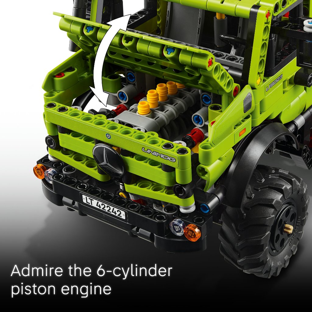 LEGO Technic 42242 Mercedes-Benz Unimog U 5023 with Crane รูปที่ 8