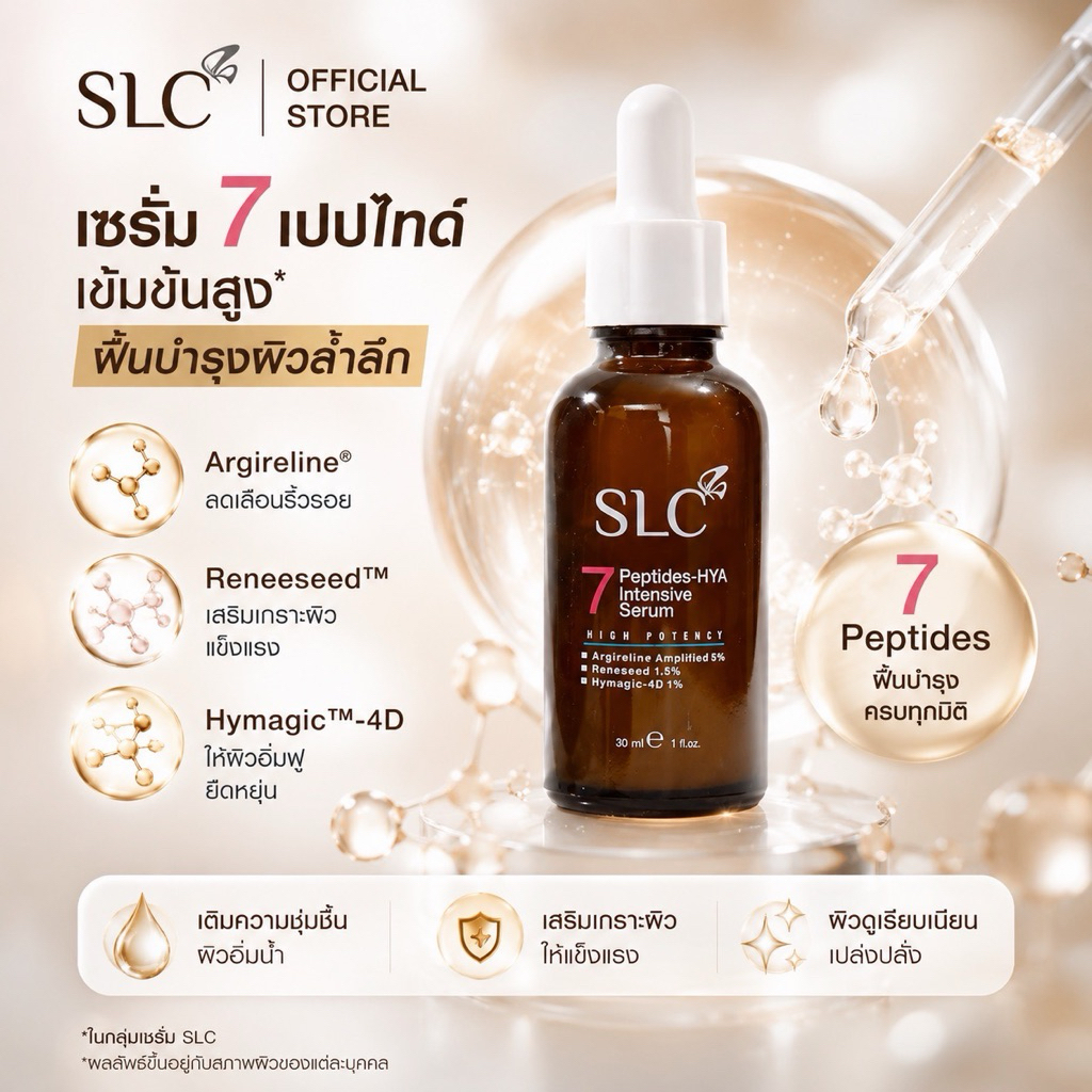 SLC 7 Peptides-Hya Intensive Serum 30 ml.