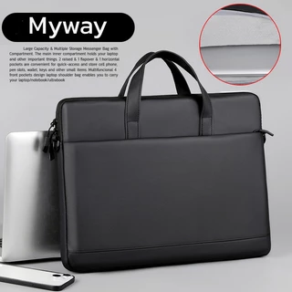 👜💻 Myway กระเป๋า ซอง ใส่แท็บเล็ต สำหรับ Notebook แอ๊ปเปิ้ล แม็คบุ๊ก macbook 14 15.6 นิ้ว