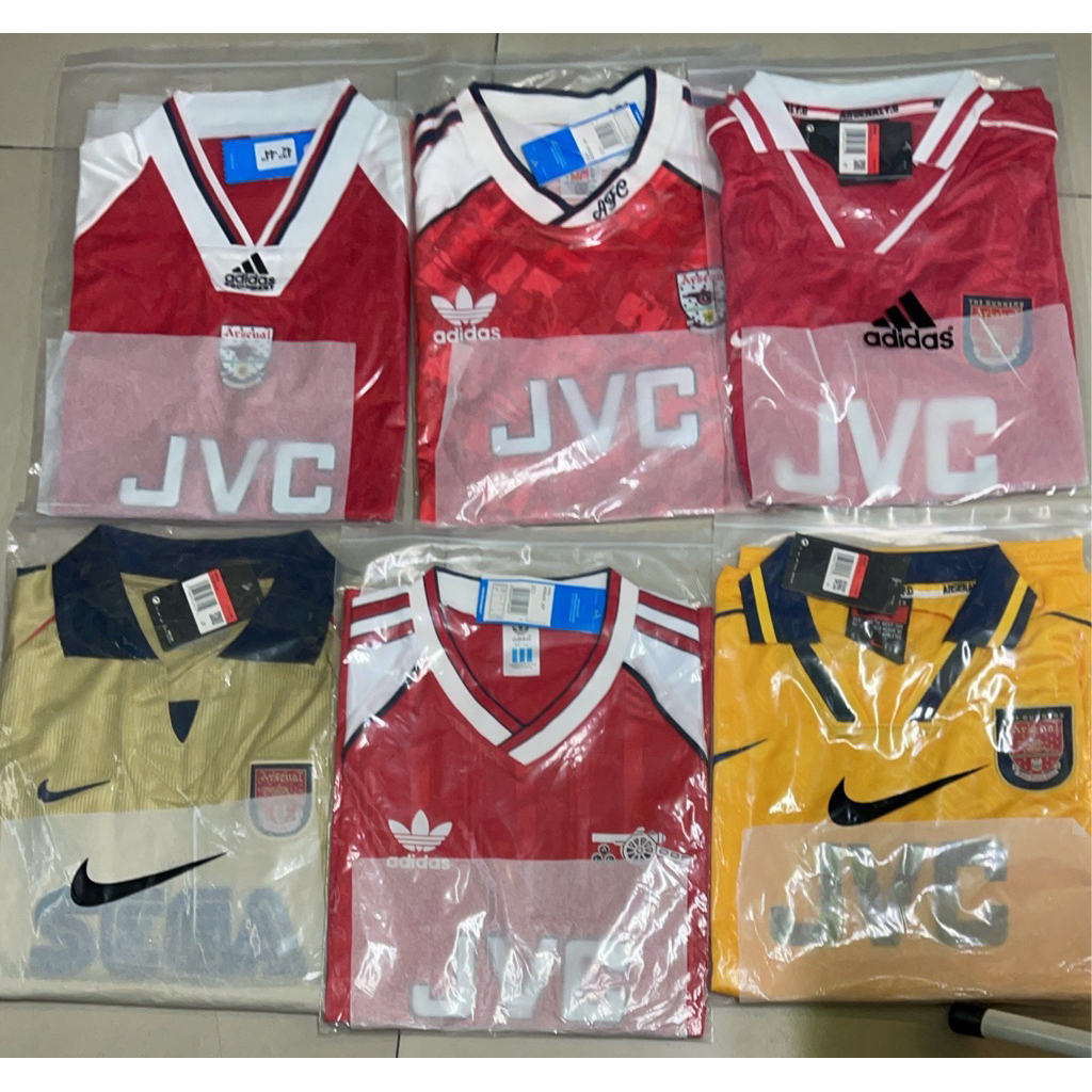 เสื้อฟุตบอลย้อนยุค อาเซนอล premium