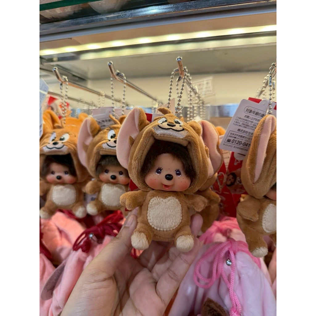 (พร้อมส่งจากไทย🇹🇭) Monchhichi x Tom and Jerry and tuffy