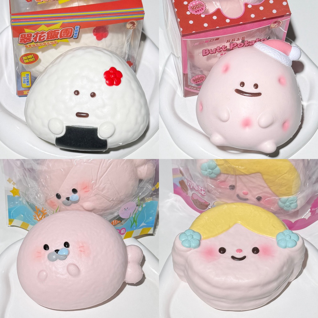 พร้อมส่ง‼️สกุชชี่ ‘ Dudo ' รวมทุกแบบ น่ารัก💕🍰เนื้อนิ่มดีมากๆ กลิ่นหอม 📍ดูรายละเอียดในคลิปรีวิวก่อนกด📍 | sss store