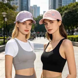 Kirinaya🚚หมวกเบสบอลกันน้ํา แบบบางสําหรับ ฤดูร้อน ผู้ชายผู้หญิง ปักลายตัวอักษร แฟชั่น กันแดด กลางแจ้ง