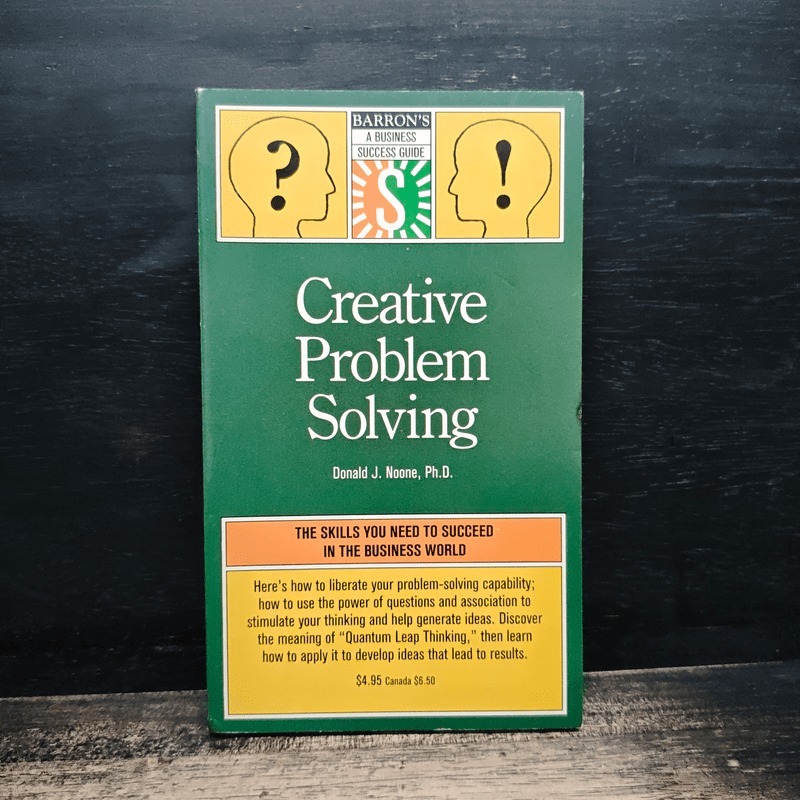 Creative Problem Solving - Donald J. Noone, Ph.D 🏷️1194101