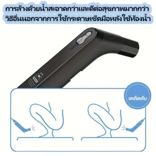 ที่ฉีดชำระแบบพกพา Portable Bidet 2.3L โถปัสสาวะหญิงแบบชาร์จไฟได้ Travel Bidet Sprayer สําหรับสุขอนามัยทําความสะอาด