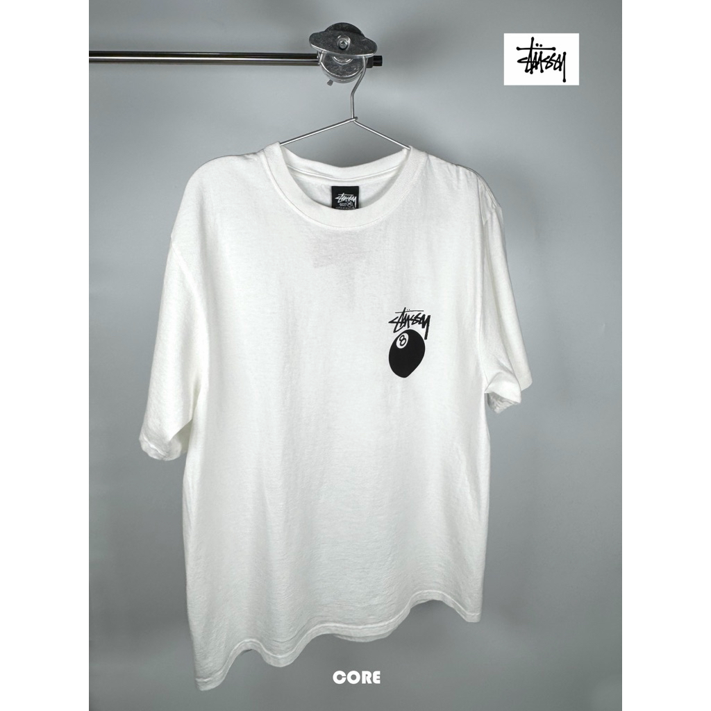 Stussy 8 Ball Tee Pigment Dyed Natural ของแท้ 100%