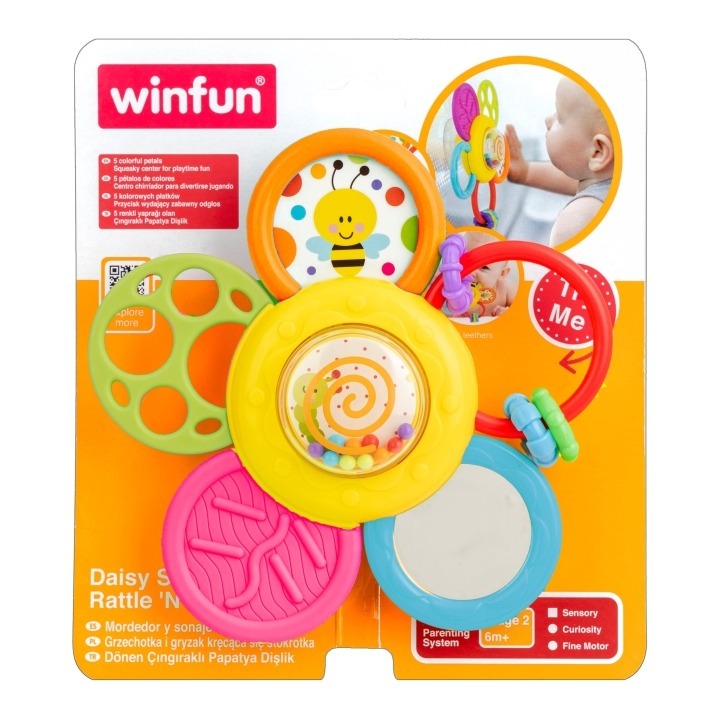 DAISY SPIN RATTLE N TEETHER ของเล่นดอกเดซี่