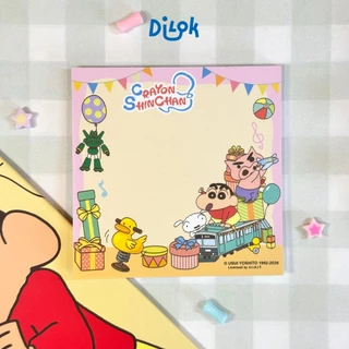 Crayon Shinchan Memo Note | กระดาษโน้ตชินจัง ขนาด 9x9 ซม. กระดาษโน้ตจดข้อความ 50 แผ่น