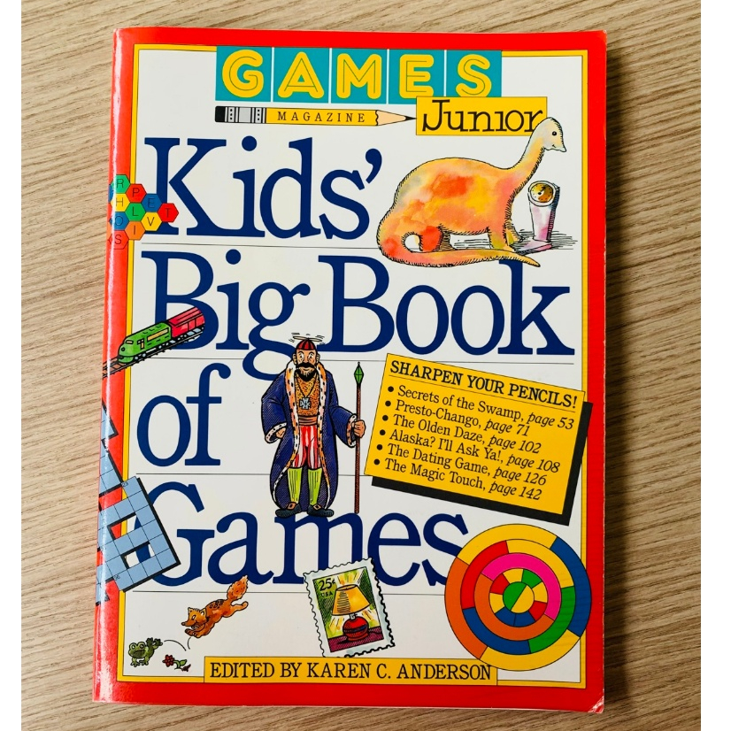 HPC หนังสือ Games Magazine Junior Kids' Big Book of Games รวมเกมมากกว่า 125 เกม (มือสอง) ภาษาอังกฤษ