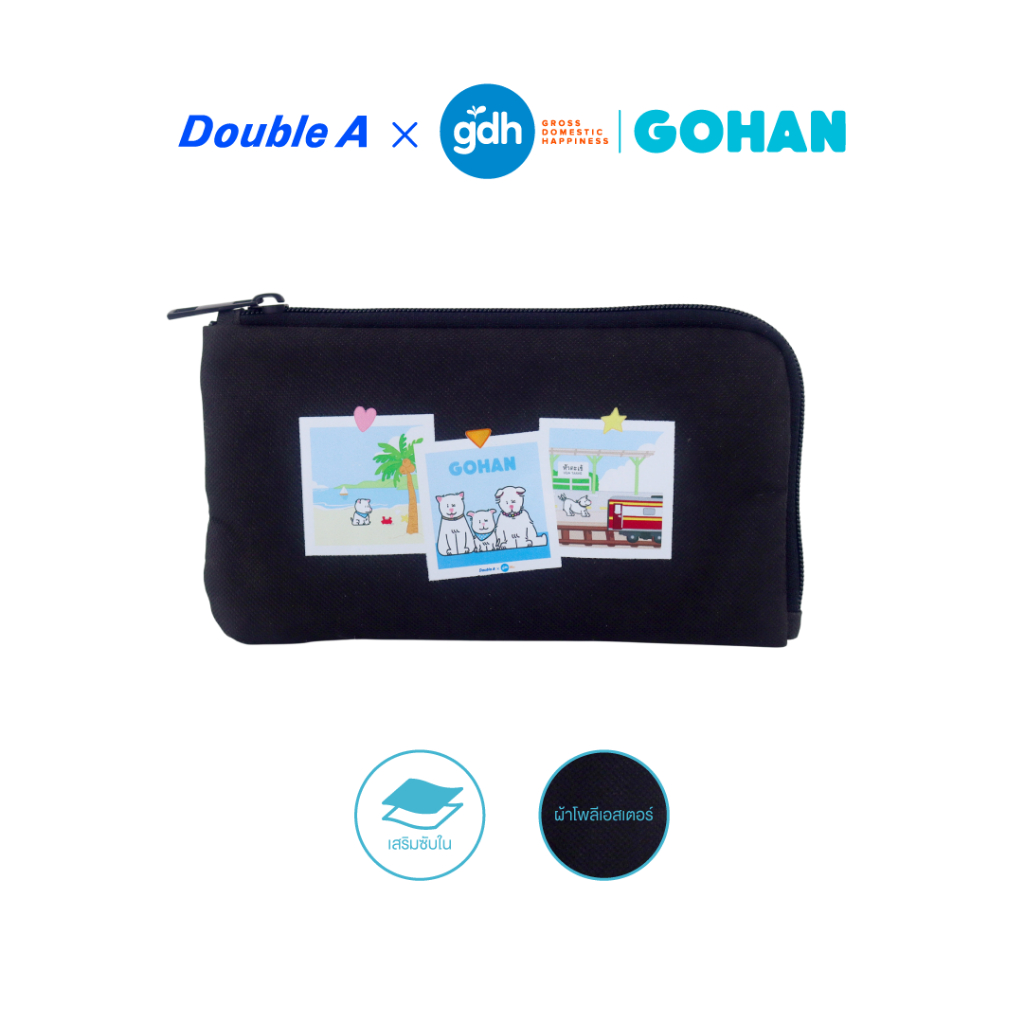 Double A กระเป๋าธนบัตร ลาย GOHAN จำหน่าย 1 ชิ้น