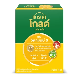 แบรนด์โกลด์ ซุปไก่สกัด วิตามินบี 6 70 มล. แพ็ก 12