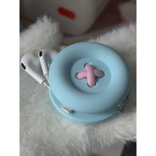 Earphone Organizers ที่เก็บสายหูฟังน่ารัก ลายกระดุม